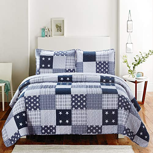 Americana Pride 3piece Queen Comforter Set (summer Quil...