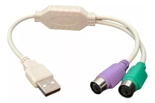 Adaptador De Cable Usb Macho A Ps2 Hembra