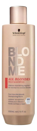 Shampoo Enriquecido Rich Blondme Schwarzkopf All Blondes