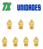 Comprar 2 X Boquillas (nozzle Variado) Extrusor Mk8 Impresoras 3d