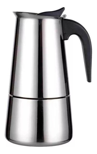 Cafetera Italiana Moka Acero 4 Tazas 200 Ml Espresso Maker