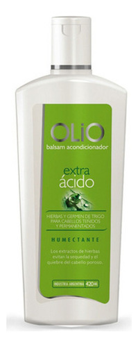 Enjuague Olio Extra Acido Humectante Cabellos Teñidos 420 Ml