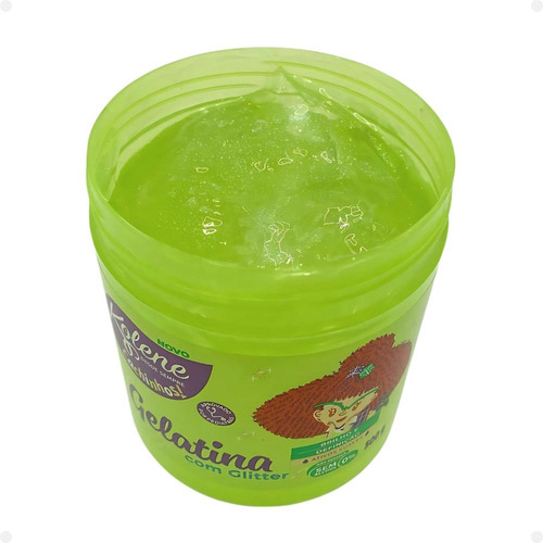 Gelatina Capilar Com Glitter Kolene Cachinhos 500g