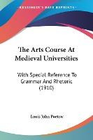Libro The Arts Course At Medieval Universities : With Spe...