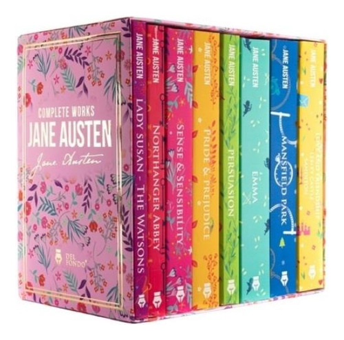 Complete Works Of Jane Austen (box Set X 8 Books)