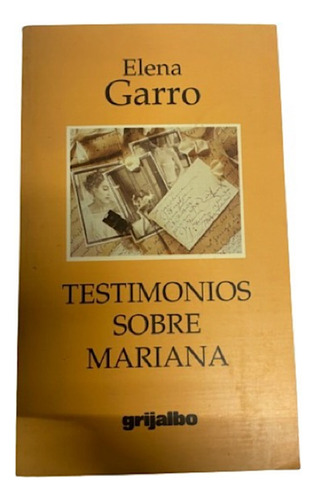 Libro, Testimonios Sobre Mariana 