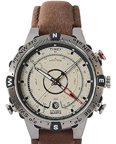 Timex Hombres T2n721 Brújula De Cuarzo Inteligente Temperatu