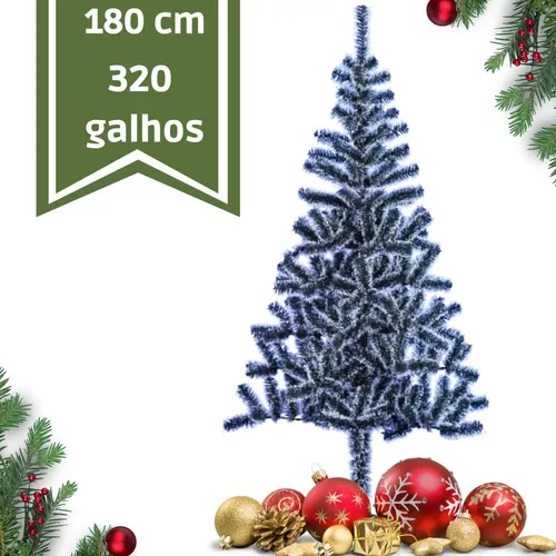 Árvore De Natal Grande Promoção Artificial Luxo 1,80m Cheia