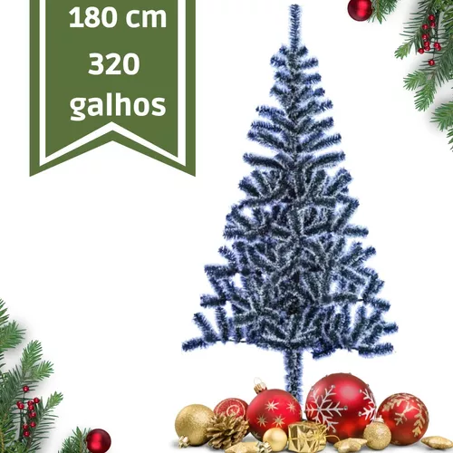 Arvore De Natal Grande Cheia De Luxo Decoração 1,50m