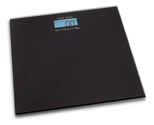 Balança Digital Banheiro Preta Até 180kg Hauskraft Cor Preto 0