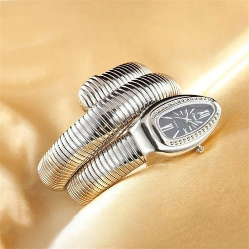Reloj De Pulsera Mujer Cussi Serpente Cobra