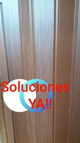 Imagen 8 de 9 de Puerta Plegable Modelo Rústico Nueva Imita Madera O Piedrasy