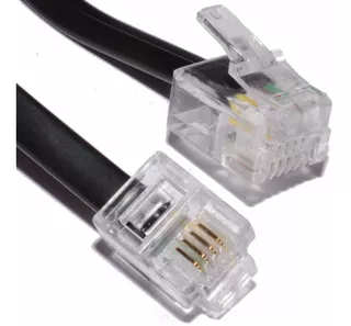 Cable Para Telefono C/ Fichas Rj11 Listo Para Usar 30mts.