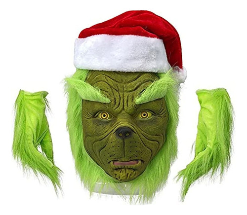 Disfraces De Máscara De Grinch For Navidad Y Navidad, Másca