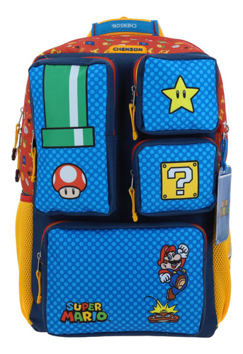 Mochila Grande Chenson Mario Bros Onder