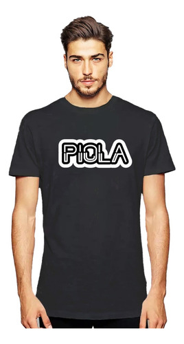 Polera Diseño Piola Frase Chilena Graffiti