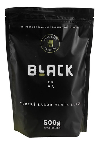 Erva Mate Terere Black 500g - Sabor - Menta Black