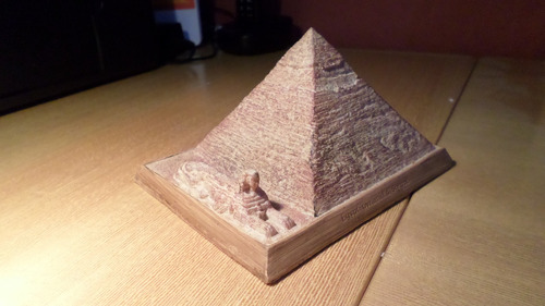 Miniatura De Piramide E Esfinge - Egito