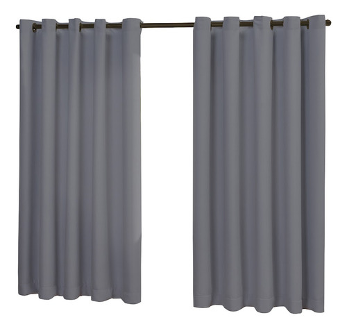 Cortina De Tecido Corta Luz 1,80m X 1,30 Para Quarto Ou Sala