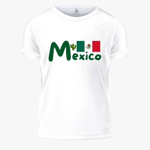 Playera México Slim Fit Patria Manga Corta Unisex Mundial