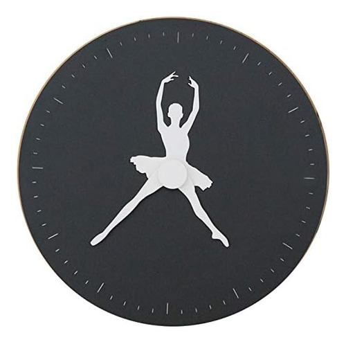 Reloj De Pared De Ballet De Bailarina Minimalista Moderno (b