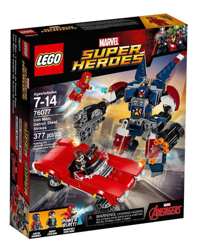 Lego® Super Heroes Iron Man:golpes De Detriot Steel (76077)