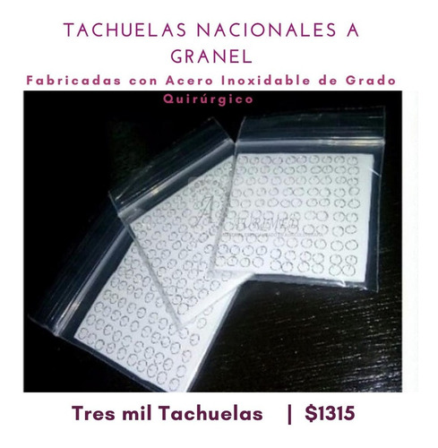 3000 Tachuelas Nacionales A Granel