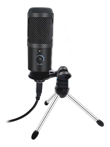 Micrófono Condenser Estudio Stream Tripode Midiplus Usb750