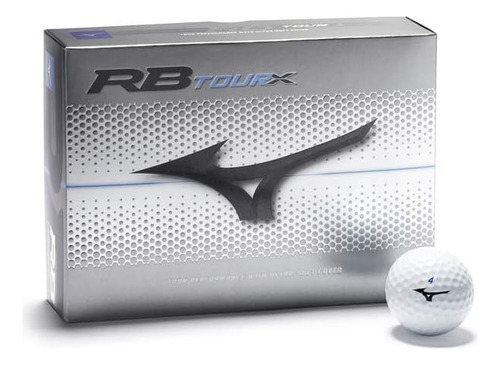 Pelotas Bolas De Golf Mizuno Rb Tour X 12 Unidades Blanco