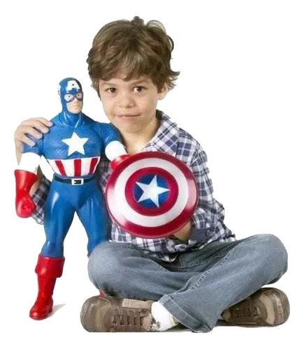Super Heroe Marvel Original Capitan America 55cm