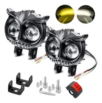 Comprar Un Par Luces Led Para  Faros Motos Luz Auxiliares Lupa Autos