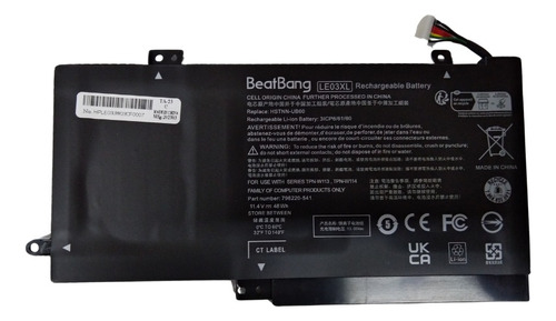 Bateria Hp Pavilion X360 13-s 15-bk Le03xl Alternativa