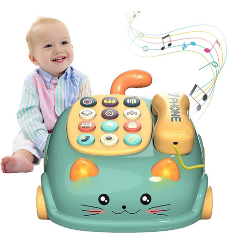 Teléfono De Juguete De Aprendizaje Musical Para Niños