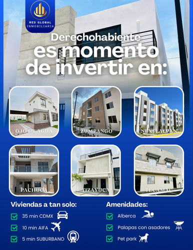 Casa Y Deptos De 2 A 3 Recámaras, Portón Seguridad, Etc.