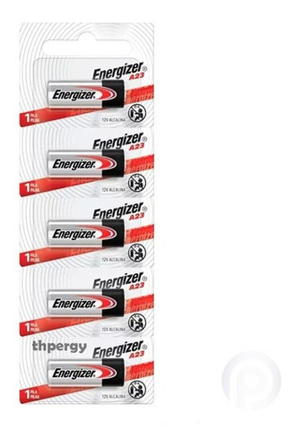 5 Pila A23 12v Energizer Controles Remotos Portones Timbres 