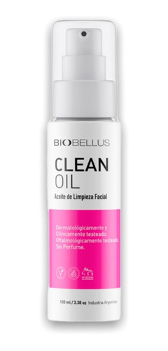 Aceite Para Limpieza Facial Clean Oil Biobellus 100ml