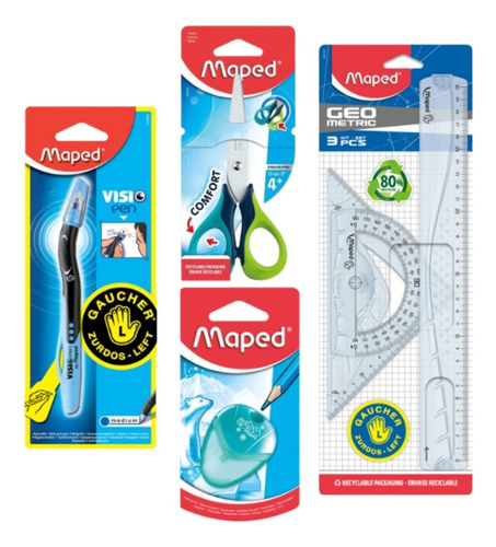 Kit Canhoto Caneta Visio Pen Canhoto - Maped