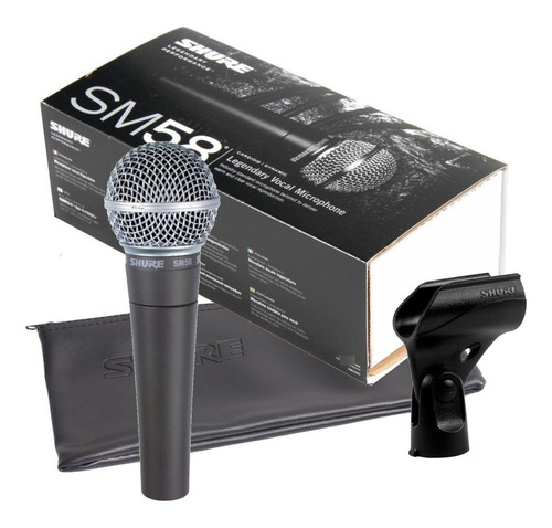 Micrófono Dinámico Vocal Cardioide Shure Mod Sm58