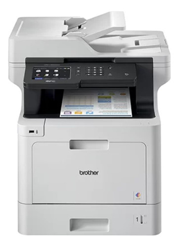 Impressora Multifuncional Brother Mfc-l8900cdw Laser Color Cor Branco 110V
