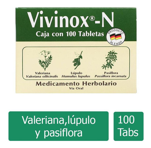 Vivinox N Caja Con 100 Tabletas