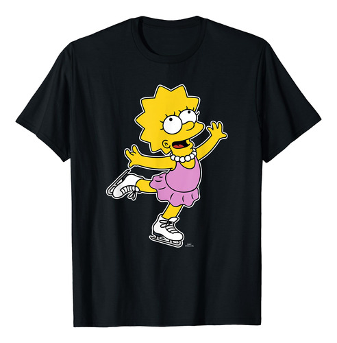 Playera Simpson Lisa Patinando - Camiseta Lisa Simpson