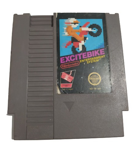 Excitebike Motos Videojuego Nintendo Nes Original 