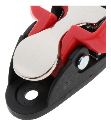 Plástico Patinaje En Línea Correa Hebilla Rojo Los 5x3.5cm