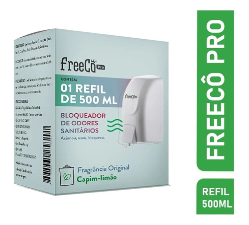 Refil Neutralizador Bloqueador De Odores 500 Ml Freeco