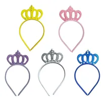 Comprar Kit 10 Tiaras Coroa Brilho Princesas Festa Várias Cores Lux