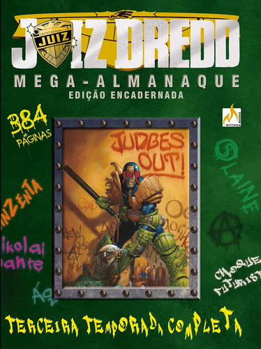 Juiz Dredd Mega-Almanaque - volume 03, de Moore, Alan. Editora Edições Mythos Eireli, capa mole em português, 2016