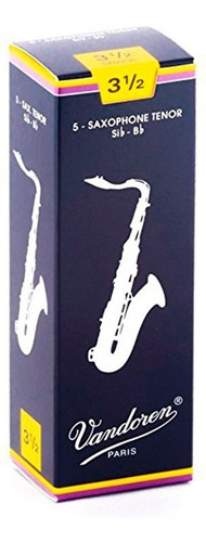 Pack De Cañas Vandoren Traditional Sr2235 Saxo Tenor N3.5 X5