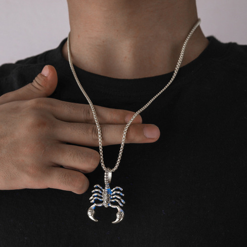 Joyería Para Hombre, Collar De Escorpión, Hip Hop