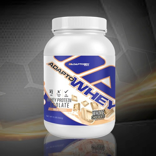 Suplemento em pó Adaptogen Science Adapto Whey proteínas sabor White chocolate 912g
