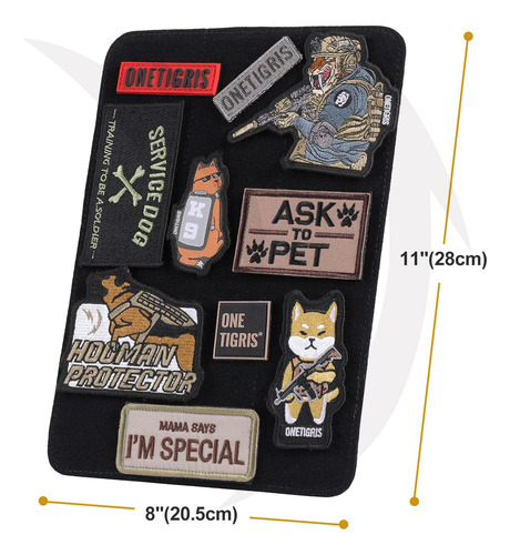 Panel De Visualización Patch Board Onetigris Tactical Patche